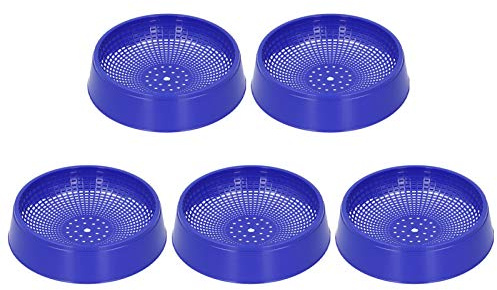 5ST Fågeluppfödningsbon Kläckningslåda Plastfågelbur Utomhusdekoration för duvor Småfåglar Slitstark Bekväm rund design Högkvalitativt plastmaterial 21x5 5cm 519g