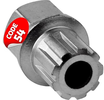 SW-Stahl 02382L-4 Felgenschloss Adapter 54 für VW - Radsicherung Schlüssel | Ersatzschlüssel zum Lösen von Felgenschlössern - Ausdreher für Sicherungsschrauben - Werkzeug aus Chrom-Vanadium-Stahl