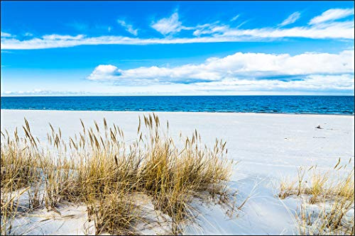 Muralo Fototapete Vlies Landschaft, Meer, Strand, Himmel, XXL - 240x360 cm | Fantasievolle Tapete, hochauflösender Druck - ideal für Wohnzimmer und Schlafzimmer, Urlaubsfeeling für jeden Tag