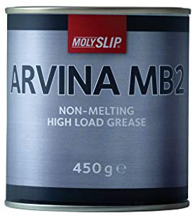 Molyslip Arvina MB2 icke-smältande, högt bärande fett 450 g burk