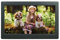 10,5 Zoll Digitaler Bilderrahmen, Foto Videoplayer mit Fernbedienung, Digitaler Fotorahmen Multi-Slideshow/4-Fenster-Display, elektronischer Bilderrahmen
