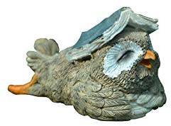 Gemmia Miniature Book Lover Figurine- Mini Reciting Owl Statue