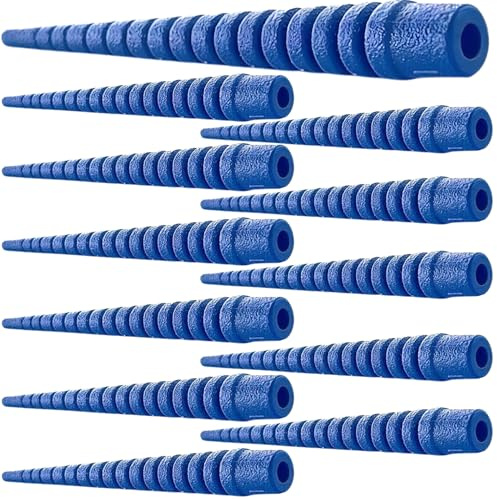Pluggies Stripped Screw Hole Repair Kit – Wood Screw Hole Fix for Cabinet Hinges, Doors & Furniture – Heavy Duty Wall & Wood Anchors – Made in USA – 12 Pack