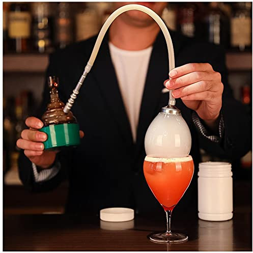 REMEK Cocktail Raucher Set, Handheld Rauchblase Pistole Rauch Infuser Getränke Rauchen Pistole Werkzeuge Set Lebensmittel Küche Für Party Bar