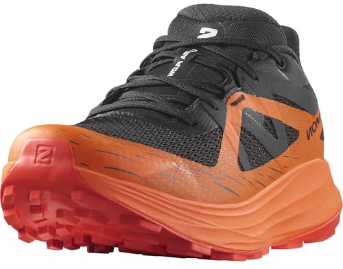 Salomon Ultra Flow Gore-Tex Wasserdichte Herren Trail-Laufschuhe,Wetterfest,Dämpfung von der Straße bis auf die Trails,Black,46 ⅔