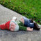 SXFENG Nain de Jardin, Statue Nain de Jardin Exterieur, Sculpture Jardin, Statue de GNOME, Ornements de Jardin pour l'intérieur ou l'extérieur (Vert)