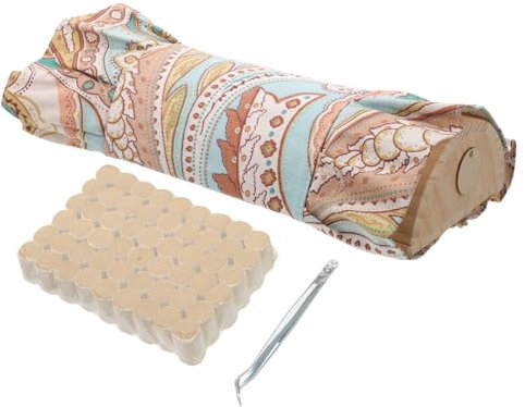 Veemoon Holz Nackenkissen Massivholz Moxibustion Wärmetherapie Nackenstütze Für Haushalt Büro Ergonomisches Schlaf Und Relaxkissen
