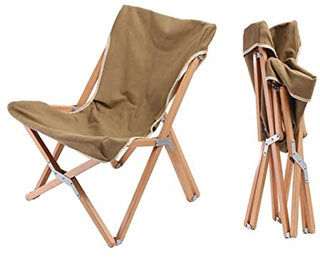 MOBAAK Campingstuhl Klappstuhl Strand-Camping-Klappstuhl Tragbarer Massivholz-Strandsitz Im Freien Für Skizzieren Von Freizeitstühlen Strandstuhl Camping Stuhl