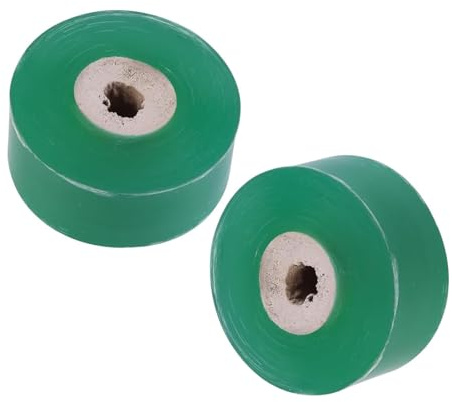 MaoNativey Veredelungsband Grün, 2 Rolle100 m x 2 cm Veredelungsband für Obstbäume,Veredelungsband Dehnbar, Feuchtigkeit Barriere Pflanze Baum reparaturband Transparent Band