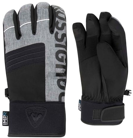 Rossignol Herren Handschuhe Skihandschuhe Speed IMPR, Farbe:Grau, Artikel:-280 heather grey, Größe:L