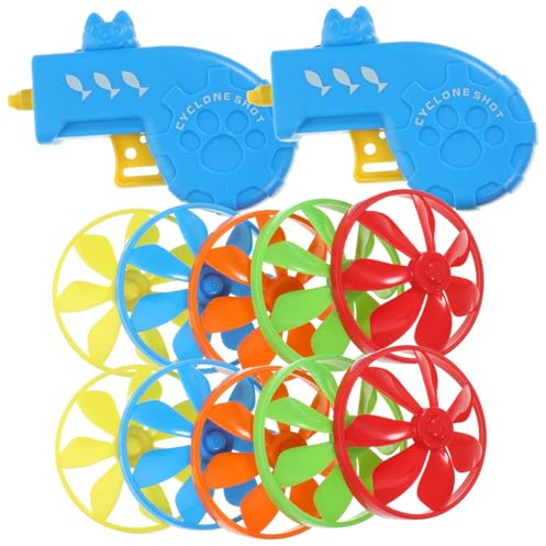 UKCOCO 2juegos Juguetes Voladores para Gatos Platillos Voladores De Juguete De Estilo Aleatorio Interactivo para Entrenar y Jugar Mascotas