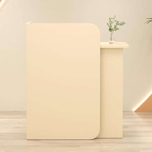 Moderner Empfangstisch mit Schubladen, MDF Empfangstheke für Hausbar, Nagelstudio, Registrierkassentisch, stilvolle Büromöbel, kompakte Bartheke, Aprico