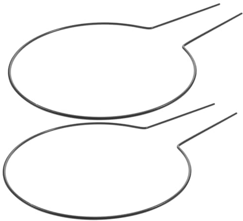 CLISPEED 2pcs Iron Plant Support Climbing Plants Holder Suitable for Indoor Outdoor Garden Round Frame Trellis for Vines and Flower Pots Random Color