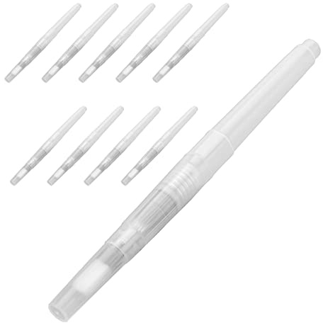 Qezodsx 10 StüCk Befeuchter im Bleistift Stil, Stempel, Umschlag Befeuchter, Versand, Briefversiegelung, Umschlag Lecker für das BüRo