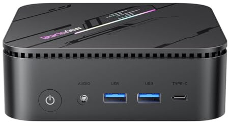 Blackview MP100 Pro Mini PC – Intel 12th 4,4 GHZ Gen Core i5-12450H, 16GB DDR4, 512GB SSD, Triple 4K Unterstützung, Intel UHD Graphics, Wi-Fi 6, BT5.2, Windows 11 Pro (1 TB)