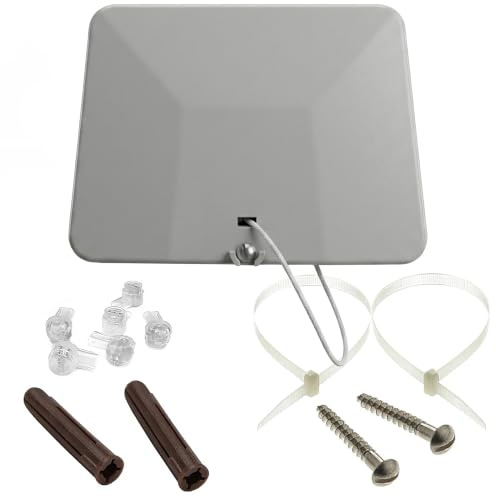 Grey BT66B External use Junction Box Electrical Enclosure to fit on Wall/Eaves for Outdoor Telephone Wiring Overhead Drop-wire Jellys/Gel Crimp Housing Openreach Broadband Main Dropwire Supply Lead