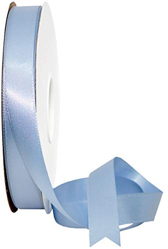 Morex Ribbon Double Face Satin Ribbon 5/8 X 50 YD French Blue Ribbon for Gift Wrapping, Birthday Gift Cards, Satin Dress for Women, Silk Ribbons for Crafts, Wedding Gifts for Couple