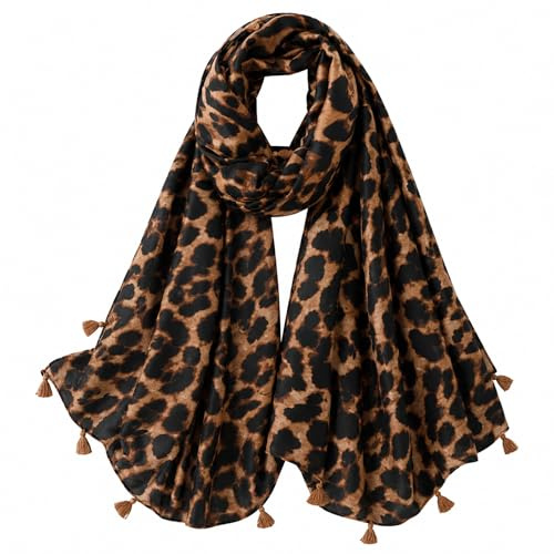 FAIRYGATE Damen Schal Vogel Blume Schmetterling Druck Lange Soft Neck Scarf Wickel Stola für Summer Beach Winter Geschenk