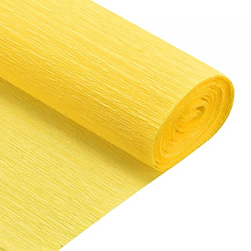 sourcing map Krepppapier zum Basteln Ersatz Werkzeug 7,5 Fuß lang 20 Zoll breit 2 Stück Aprikosenfarbe