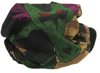 CYP BRANDS Écharpe Tubulaire Dragon Ball-Shenron, Noir, Taille Unique Mixte