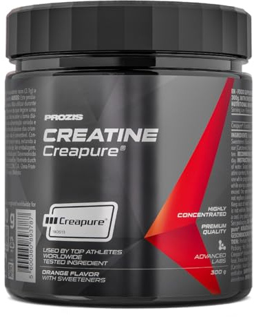 Prozis Creatina Creapure 300 gr - multi gusti (arancia), Polvere