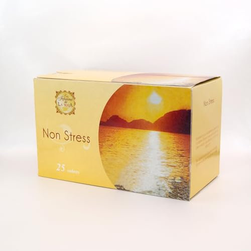 La Maja - Infusión Non Stress - Caja de 25 Sobres - Contiene Propiedades Antioxidantes - Ayuda a Aliviar el Estrés y a Reducir la Ansiedad - Aporta Bienestar - Infusión Natural