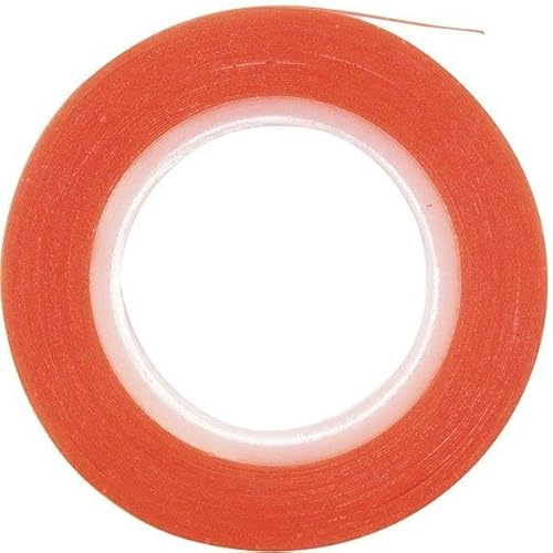 Mr. Gadget's Solutions® Ruban adhésif double face 3 mm pour réparation de téléphone portable - Rouge