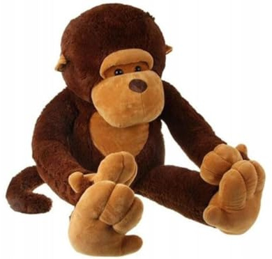Gustaw Teddybär Groß XXL AFFE - Plüschbär, Kuschelbär XXL Plüschtier, Spielgefährte und Deko in einem - Stofftier, Plüschtier Kuscheltier Teddy Bear (braun, 130cm)