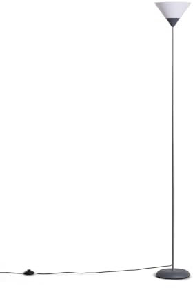 LEDKIA LIGHTING - Lampada da Terra Metallo Ander | Design Elegante | Compatibile con Lampadina E27 (non inclusa) | Ideale per Soggiorno, Cucina, Camera | Altezza 178 cm, Grigio