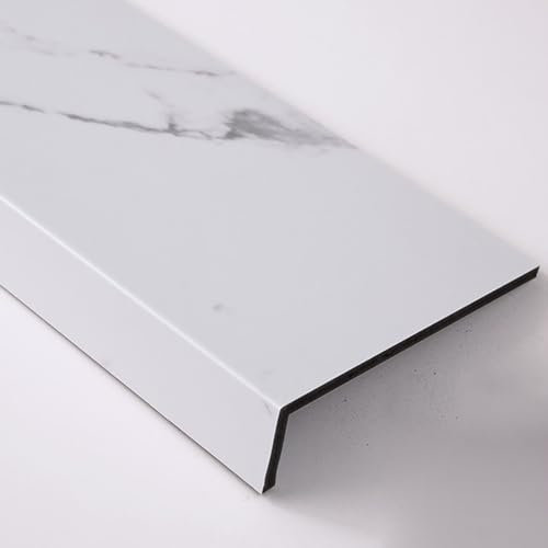 Fensterbank Weiße Fensterbankabdeckung Kacheloberfläche, Individuelle Größe Bay Windows Sill Board Nosing / Capping, Simsschutz/ Abdeckung Für Hotel Home Office ( Color : W 30CM/11.8IN , Size : L 200C