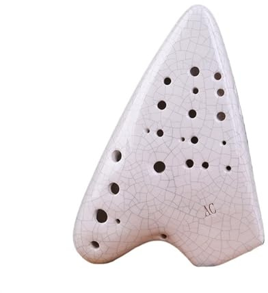 Hochleistungs-Okarina Mit Drei Röhren AC-gestimmt Professionelles Einsteigerinstrument Aus Der Keramikproduktion (Color : B)