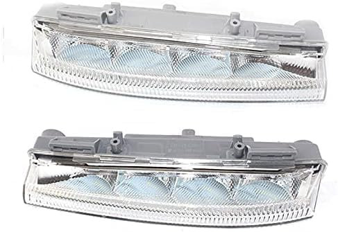 RUIHAHA Auto Nebelscheinwerfer für Mercedes Benz W204 W212 C250 C280 C350 E350 A2049069000, Auto Links Rechts Vorne Stoßstange Tagfahrlicht Nebelscheinwerfer Montage,1pc Left