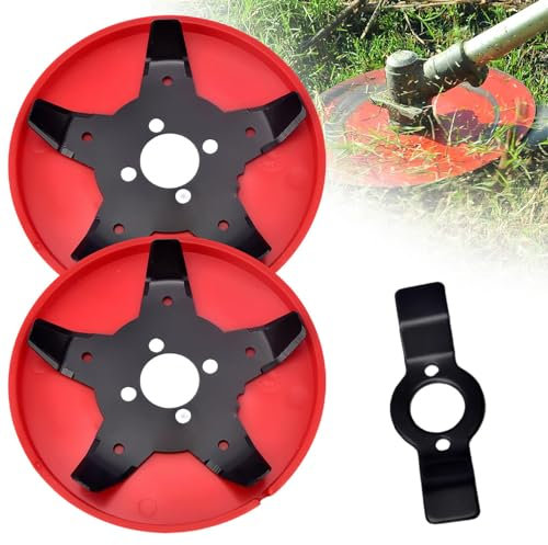 Unkrautbürste, 2024 Upgrade Unkraut Entferner Gerät,Freischneider Zubehör,Stahldraht Rasentrimmerkopf für Wasser und Bodennutzung Garten-Rasentrimmerkopf (2PCS)