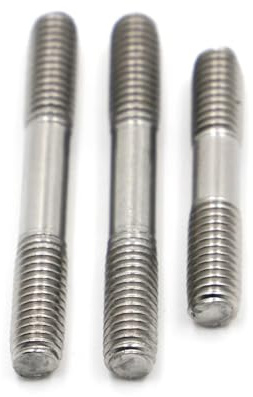 Edelstahl-Stehbolzen, Schraubstange, Zahnstange, Doppelkopf-Srod-Bolzen(16mm,M5 2pcs)