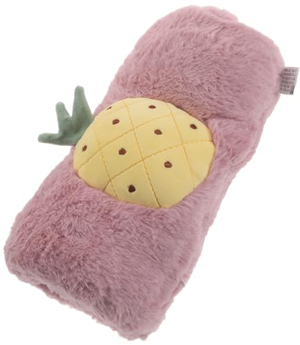 HOODANCOS Scaldamani a Marsupio Morbido Motivo Ananas, Cuscino Scaldamani Caldo e Confortevole, Manicotto Invernale Portatile per Donna e Ragazze, Accessorio Invernale per Casa, Ufficio