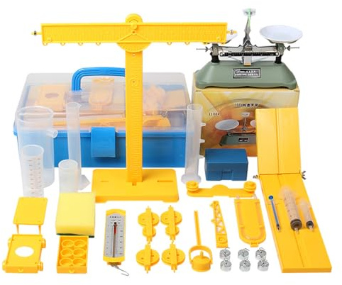 Umfassendes Physik Mechanik Experimentierbox Set, tragbare Dynamik Lehrhilfe für wissenschaftliche Labore und Bildung, Physik Mechanik Experimentierset