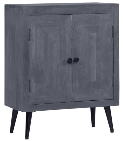 vidaXL Sideboard Massives Mangoholz 60x30x76cm Highboard Anrichte Kommode