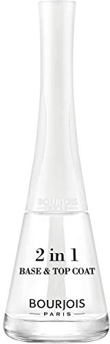 Bourjois 2-in-1 Nagellack, 1 Sekunde 01, Base & Top Coat, 9 ml