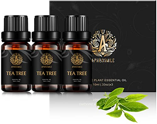 Árbol de té aromaterapia Aceites esenciales establecidos, Kit de aroma de aceite esencial de 100% Pure Tea Tree, 3 * 10 ml aromaterapiade árbol de té Aceites Esenciales Fragancia