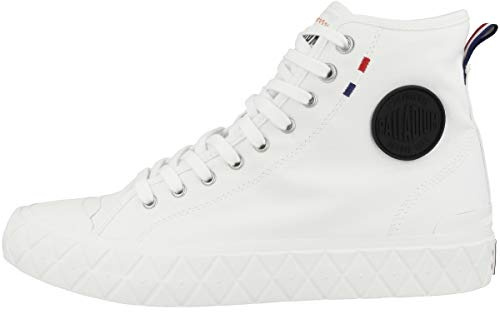 Palladium Palla Ace Cvs Mid, Sneaker Boots Unisex adulto, Blanco, 43 EU