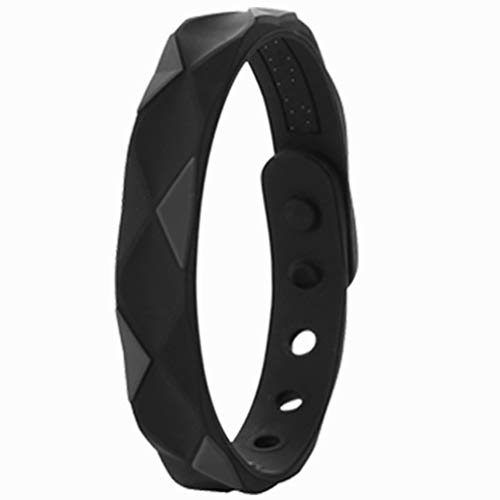 Sarari Pulsera antiestática, unisex ajustable cuerpo eliminador estático pulsera de silicona impermeable deporte actividad fitness pulsera para parejas regalos de San Valentín