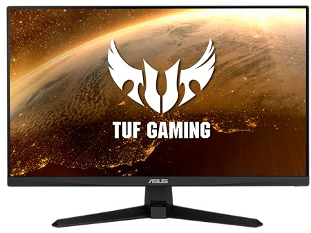 ASUS TUF Gaming 23.8” 1080P Monitor (VG247Q1A) - Full HD, 165Hz (Supports 144Hz), 1ms, Extreme Low Motion Blur, Adaptive-sync, FreeSync Premium, Shadow Boost, Speakers, Eye Care, HDMI, DisplayPort