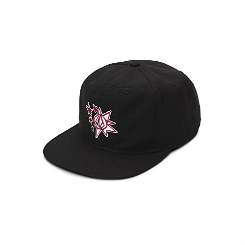 Volcom Herren Stoney Stone Mütze verstellbar Baseballkappe, Schwarz, Einheitsgröße
