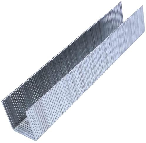 Set 1000 graffette - per pistola sparachiodi -per spillatrice manuale- accessorio di cucitrice - in acciaio dimensione 11.3 mm spessore 1.2mm (8mm)