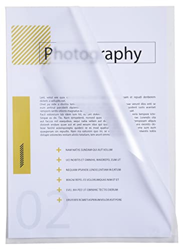 Exacompta 100 Aktenhüllen A4 PP genarbt Economy 9/100 mm kristall
