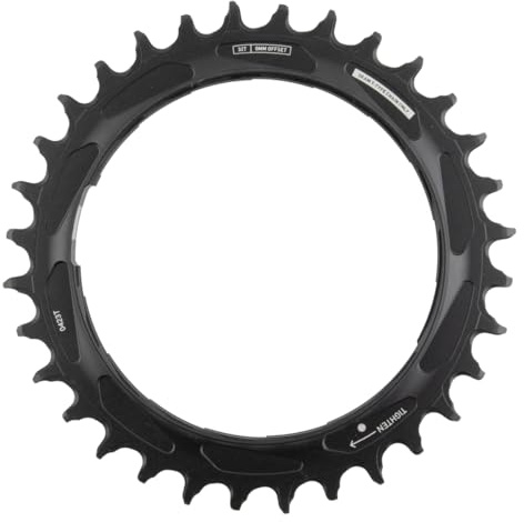 Sram Kettenblatt T-Type,12-f XXSL Eagle 32 Zähne,D1 Alu TM 0mm Offset sw/silb | Halterung (für XX SL PM Spider), 0 mm Offset,