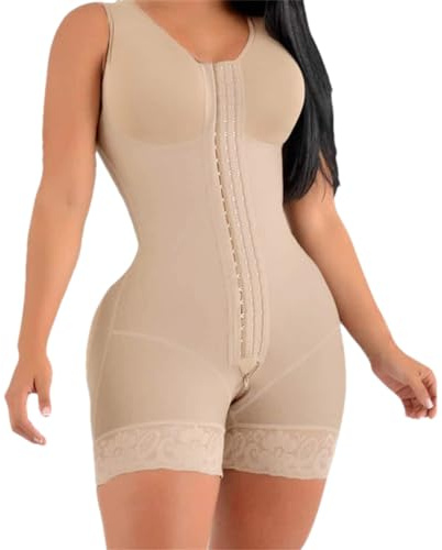 Adhdyuud Fajas moldeadoras de cuerpo completo para mujer, postoperatorio, ropa quirúrgica posparto, faja moldeadora con control de abdomen
