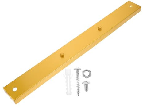 HEMOTON Rechteckige Deckenplatte Für Hängeleuchte Robuste Eisenmontageplatte Einfache Diy-installation Für Restaurants Moderne Deckenleuchtenabdeckung Langlebig Und Pflegeleicht Breit