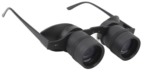 3X Zoom Opera Glasses, Zoom Optics Binocular Glasses, Binoculars Glasses with Polarized Lens Handsfree Adjustable HD Optical Telescope Glasses for Fishing Bird