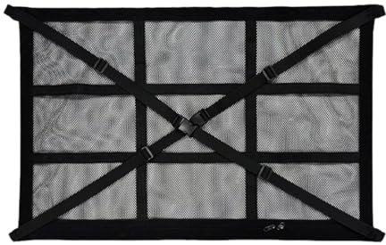 ZORVUJI Rete Bagagliaio Auto Doppio Strato, Portaoggetti per Tetto Auto per Coperte e Accessori da Campeggio, Organizzatore Rete Auto per SUV, Van, Viaggi su Strada e Gite in Famiglia 90 x 65 cm